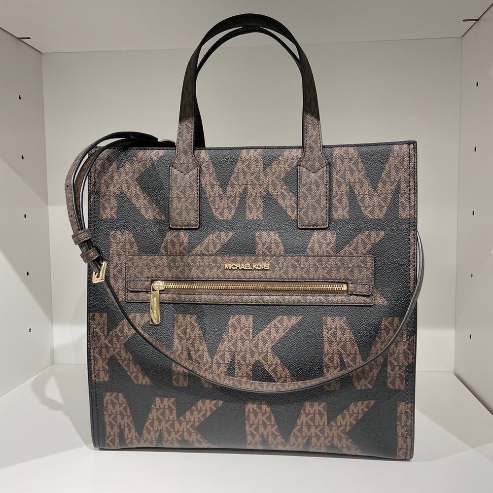 Michael Kors Kenly Large Graphic Logo Tote Bag - Picture 7 of 11